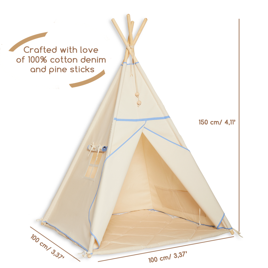 Tipi play tent shop