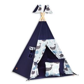 Teepee Tent + Floor Mat + Pillows - Sea Adventure