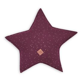 Almohada estrella - Burgundy