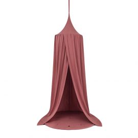 Smooth Bed Canopy + Floor Mat - Pink