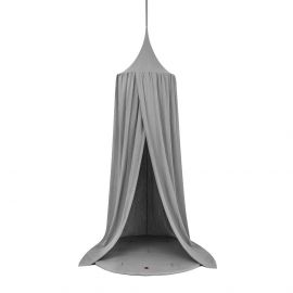 Smooth Bed Canopy + Floor Mat - Grey
