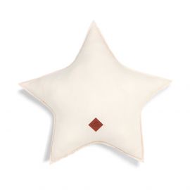 Star Pillow smooth - Ecru