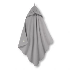 Hooded muslin swaddle - Grey