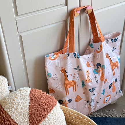 Baby & Toddler bedding bag - Safari