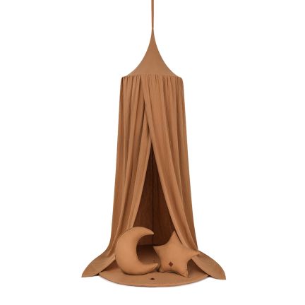Smooth Bed Canopy + Floor Mat + Pillows - Carmel
