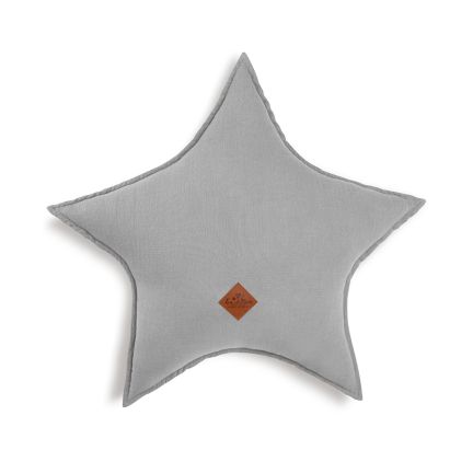 Almohada estrella lisa - Grey