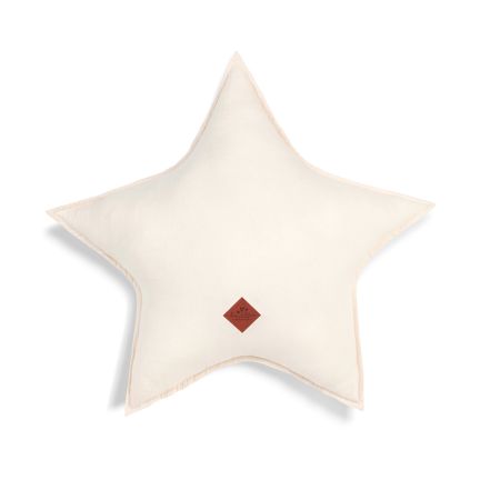 Almohada estrella lisa - Ecru