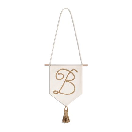 Embroidered Name Banner - B