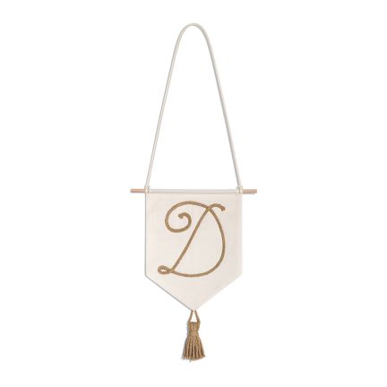 Embroidered Name Banner - D