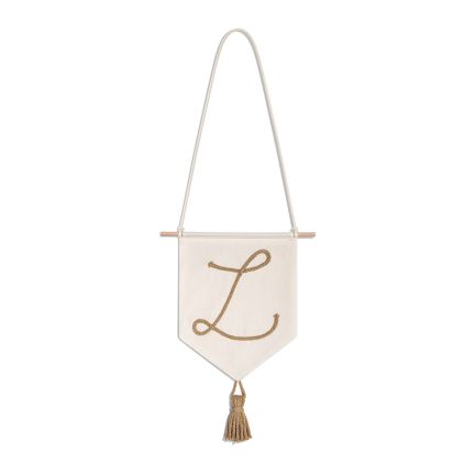 Embroidered Name Banner - L