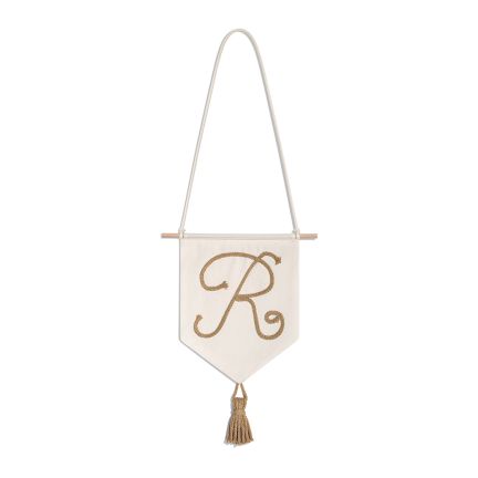 Embroidered Name Banner - R