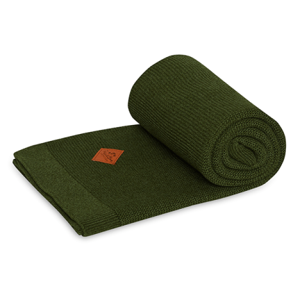 Knitted blanket - Khaki