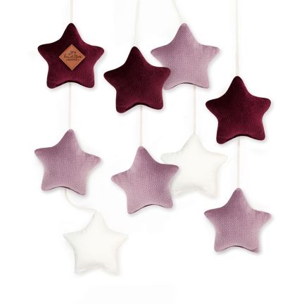 Girlanda - Velvet Berry Stars