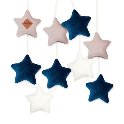 Girlanda - Velvet Navy Stars
