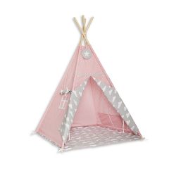 Teepee Tent + Floor Mat - Cloudy Roses