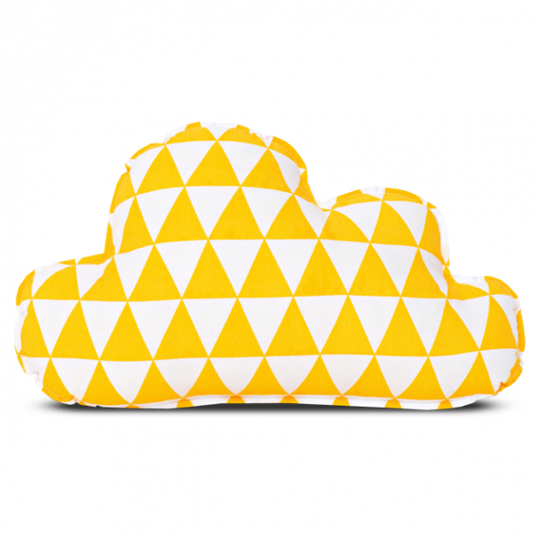Poduszka - Cloud Triangle yellow