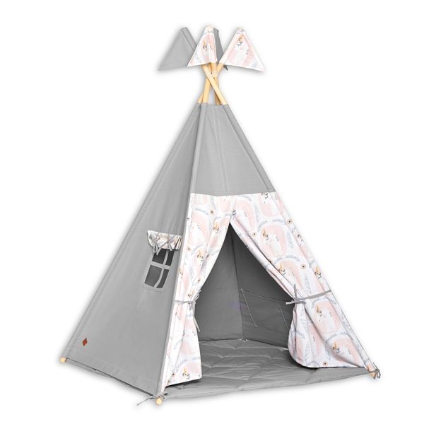 Teepee Tent + Floor Mat - Unicorn