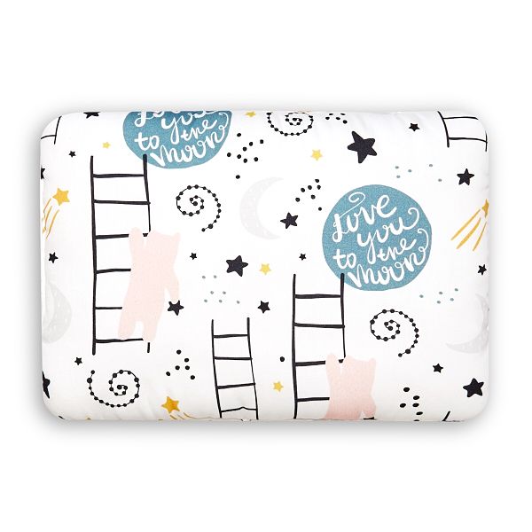 Junior Bed Pillow L - Love to the Moon