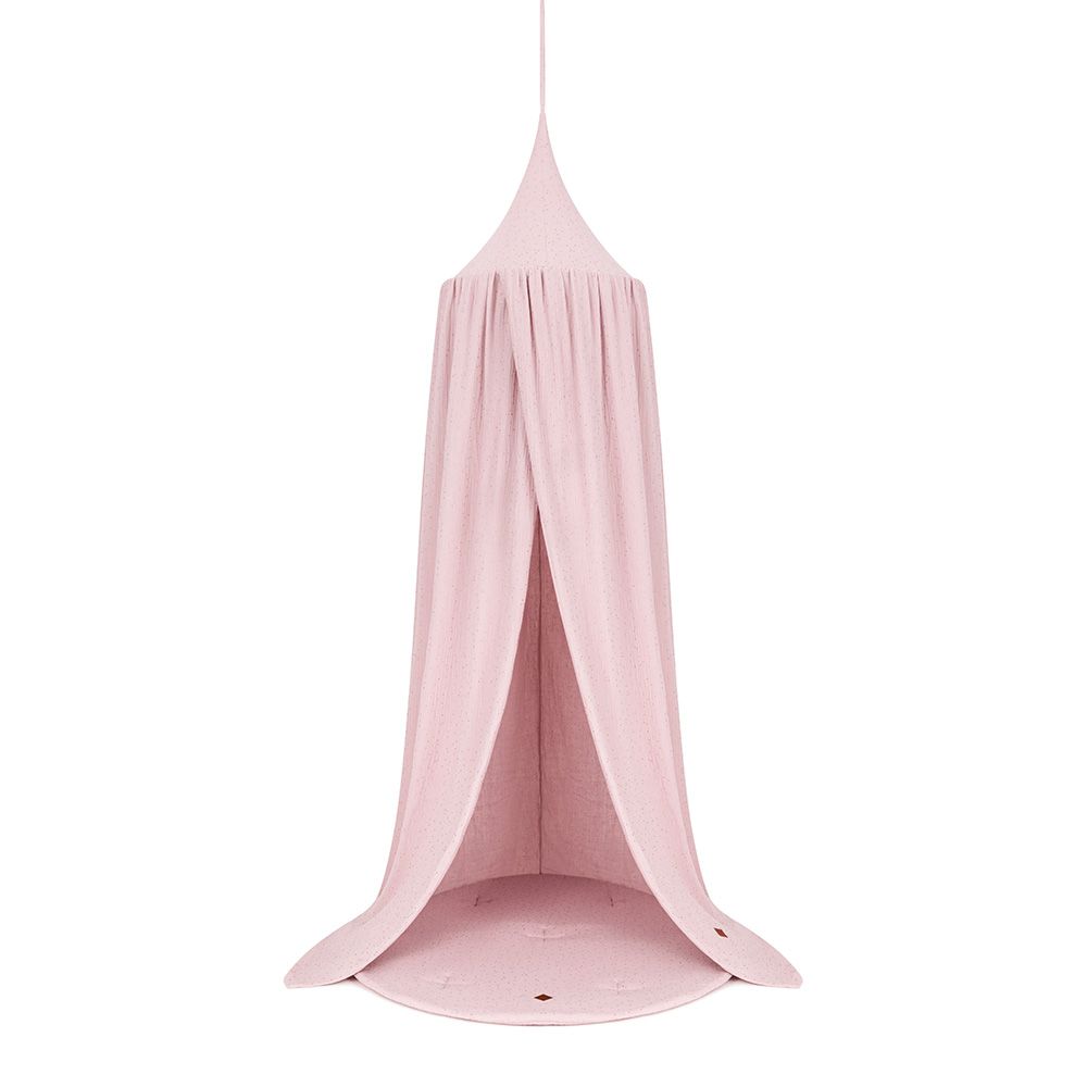 Bed Canopy + Floor Mat - Dusty Pink