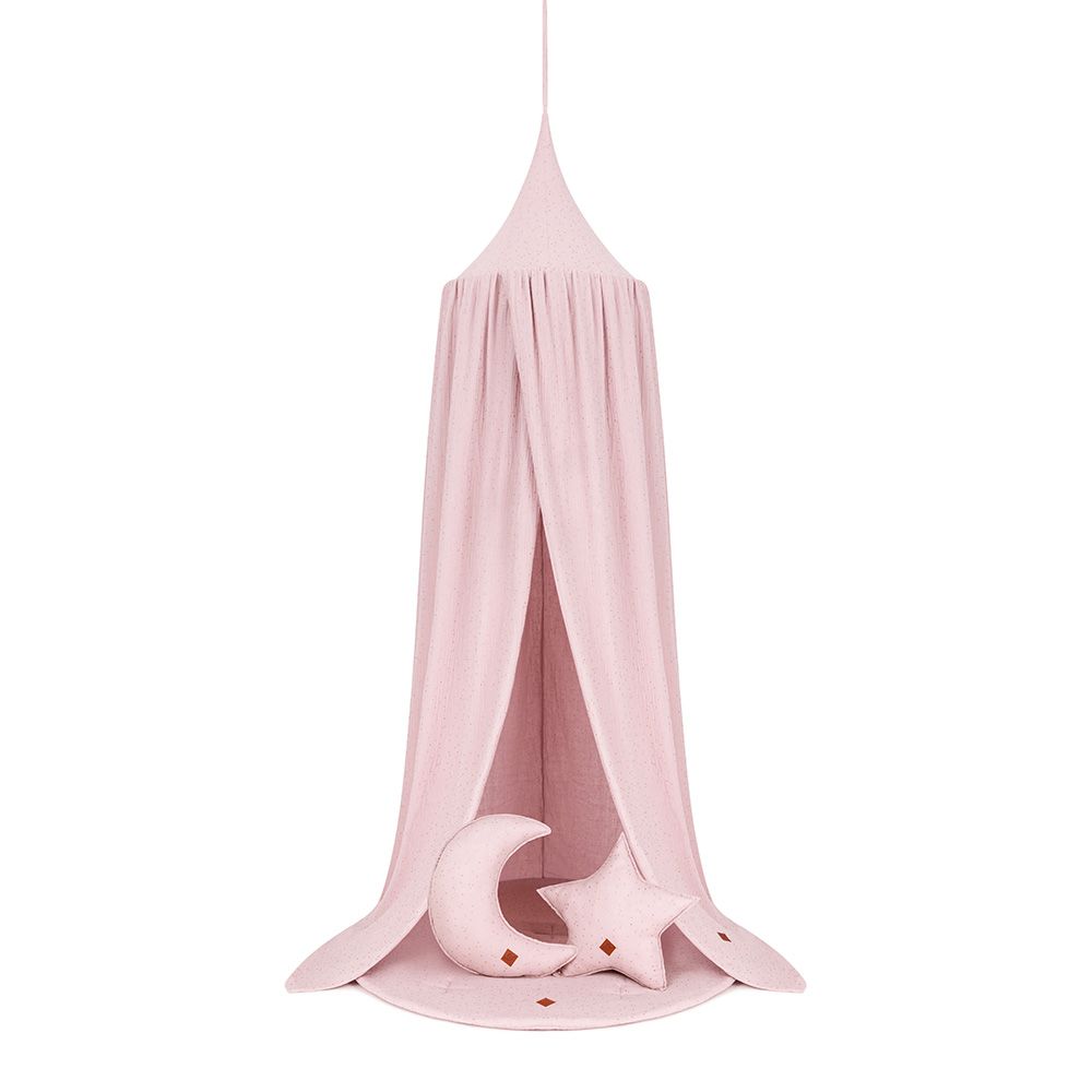 Baldachin + Bodenmatte + Kissen - Dusty Pink