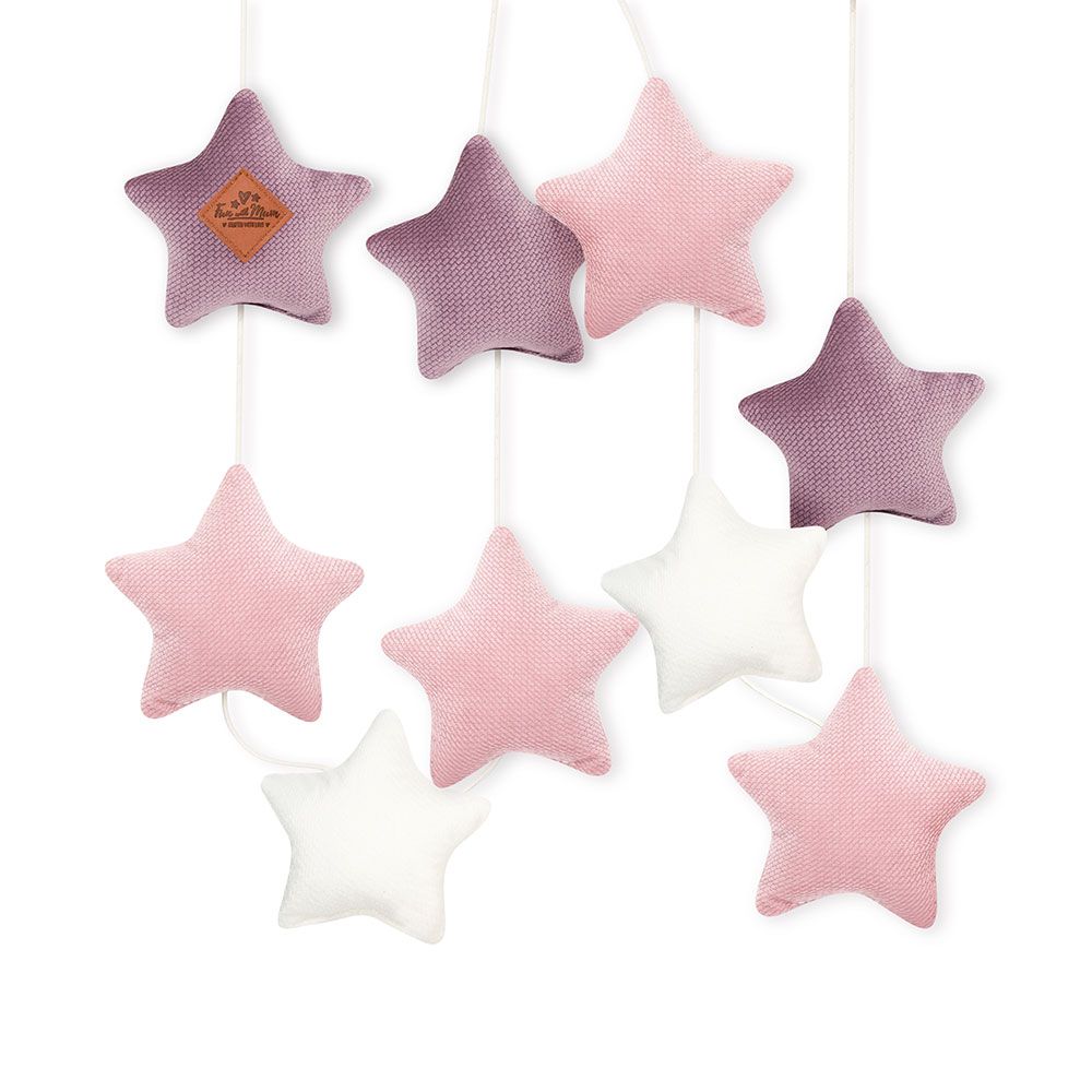 Girlanda - Velvet Lilac Stars